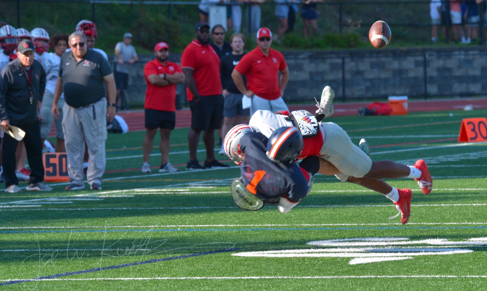 Thomas Kuefler in a Catholic Memorial game